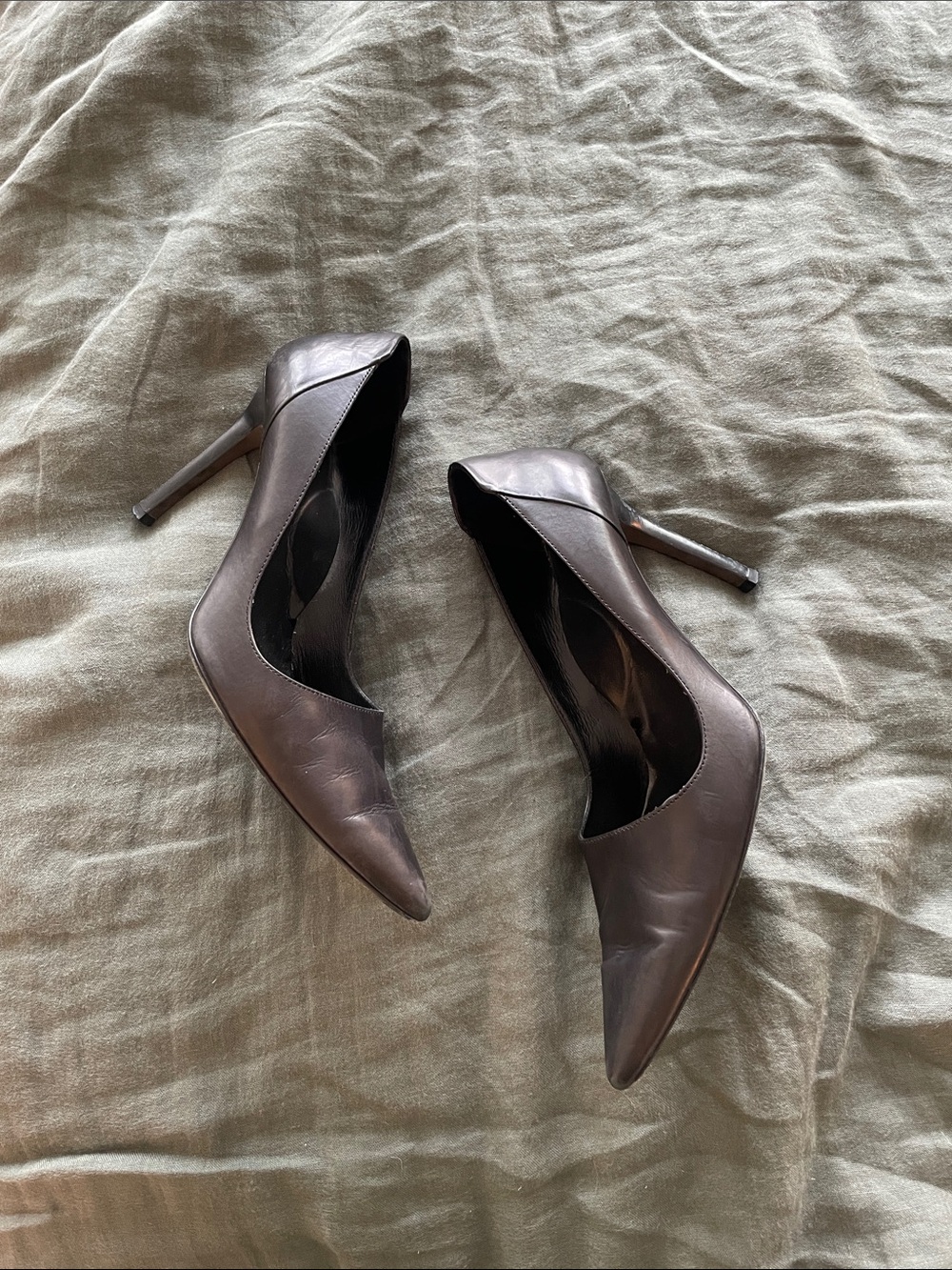 Ann Demeulemeester Leather Pumps